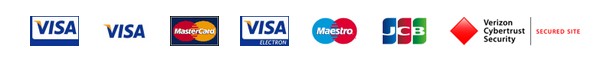 Accepted pay methods, Visa, Visa Electron, Maestro,  Mastercard, PayPal
